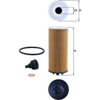 Autodíl Olejový filtr MAHLE OX 1238D