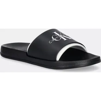 Pánská obuv Pantofle Calvin Klein Jeans SLIDE MONOGRAM TPU pánské, černá barva YM0YM00361 99X, EUR 40