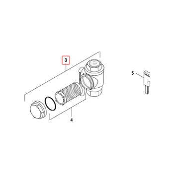 Kotel Bosch Magnetický filterball DN25 (síto 0.6) Bosch Compress 8738213799