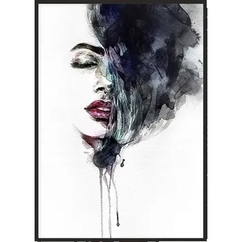 Obraz OBRAZ PLAKÁT V RÁMU 33x43 cm Tvář P1748