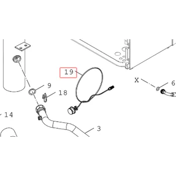 Kotel Junkers Manometr sada Bosch 8737602883