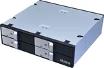 AKASA HDD box Lokstor M22 / AK-IEN-02 / pro 4× 2,5" HDD a SSD / disky do 5,25" pozice