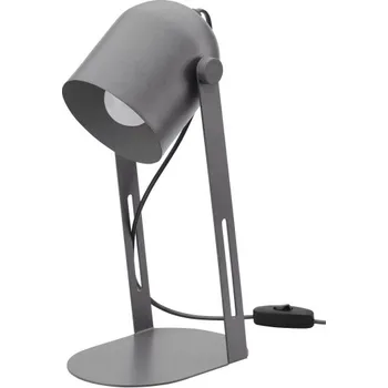Lampička TK LIGHTING Stolní lampa - DAVIS 5190, 230V/15W/1xE27, šedá