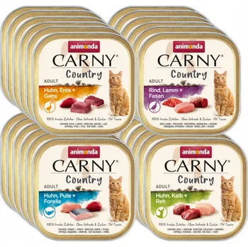 Krmivo pro kočku Mokré krmivo pro kočky Animonda Carny Country mix chutí 36 x 100 g