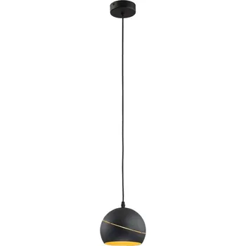 TK LIGHTING Lustr - YODA 2080, Ø 17 cm, 230V/15W/1xE27, černá/zlatá