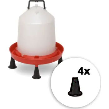 Pro ptáka Sada 4 ks nožiček pro napáječku/krmítko