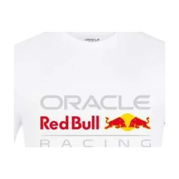 Pánské tričko Volnočasové tričko Oracle Red Bull Racing s logem bílé CORE L