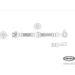 Brzdová hadice CORTECO 49401970