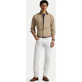 Polo Ralph Lauren Košile 710937993011 Béžová Custom Fit XXL