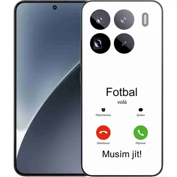Pouzdro na mobilní telefon Gelový kryt mmCase na Xiaomi 15 Pro - fotbal volá bílé pozadí