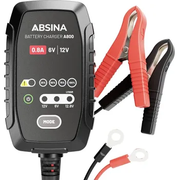 Nabíječka autobaterie Absina A800 301006 nabíječka autobaterie, 6 V, 12 V, 0.8 A, 0.8 A