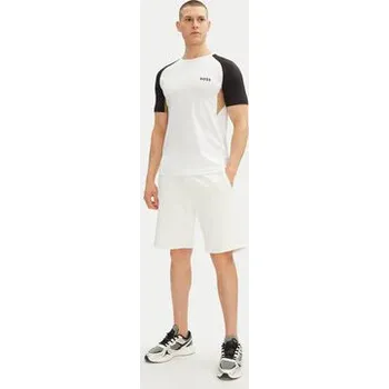 Pánské tričko BOSS T-Shirt 50539114 Bílá Slim Fit 3XL