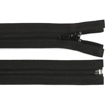 Zip Spirálový zip No 5 délka 125 cm, 150 cm, malé, 1 (125 cm) černá