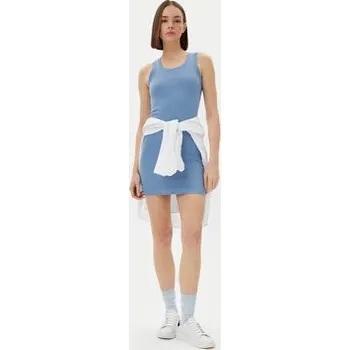 Dámské šaty Tommy Jeans Každodenní šaty Essential DW0DW20674 Modrá Slim Fit L