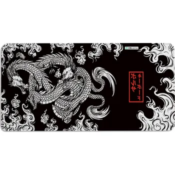 Podložka pod myš VELKÁ PODLOŽKA POD MYŠ MYŠ 120x60 cm XXXL KBcustom Psací stůl Dragon 1
