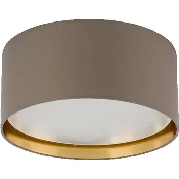 TK LIGHTING Stropní svítidlo - BILBAO 4404, Ø 45 cm, 230V/15W/4xE27, béžová/zlatá