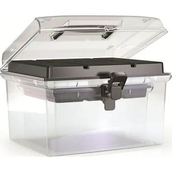 Organizér na kosmetiku PROSPERPLAST Plastové organizéry - NUF HIGH set Barva: černá