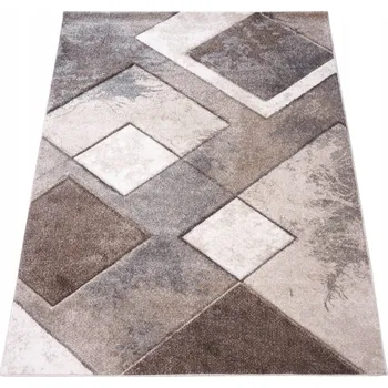 Koberec KOBEREC MODERNÍ DO OBÝVACÍHO POKOJE LOŽNICE MÓDNÍ MĚKKÝ ODOLNÝ 100X150