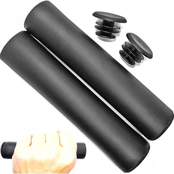 grip JET cyklistické gripy 130mm pěnové silikonové rukojeti na řídítka