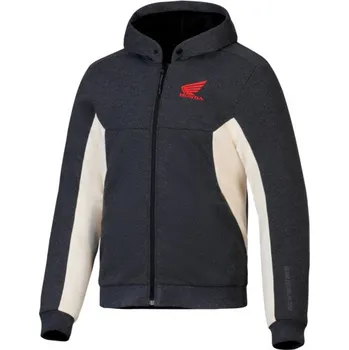 Moto bunda Bunda CHROME V3 SPORT HOODIE HONDA kolekce, ALPINESTARS (tmavě šedá/krémová/červená) 2026 (Velikost: XS)