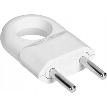 Elektrická zásuvka Plastrol Tympol Orno ZN-11 (OR-AE-13260) vidlice plochá bílá (náhradní díl)