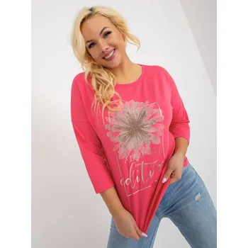 Dámská košile Halenka RV BZ 8496.10P růžová jedna velikost