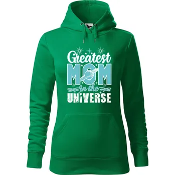 Pánská mikina Dámská mikina Greatest mom Velikost (žena): S, Vyberte barvu: Středně zelená