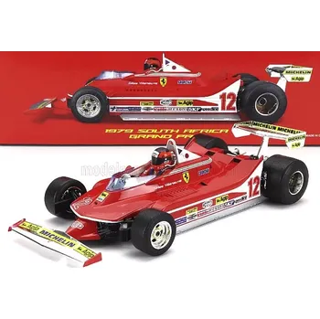 Dětské zboží Ferrari F1 312T4 No.12 G.Villeneuve GP South Africa 1979 Winner (sběratelský model, určeno pouze k vystavení)