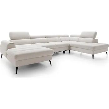 Sedací souprava Rozkládací rohová sedačka JAZIMA U krémová