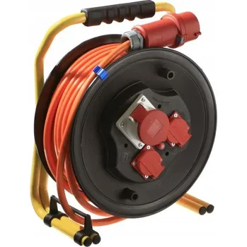 Napájecí kabel Prodlužovací Kabel na bubnu As Schwabe 30 m, 3 ks, černý