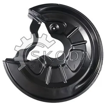 Brzdový kotouč Ochranný plech proti rozstřikování, brzdový kotouč ŠKODA Original OEM 1K0615611AB