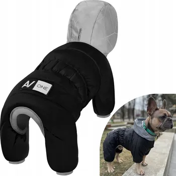 Obleček pro psa Kombinéza pro psa AiryVest ONE, černá, velikost XS/S (S35)