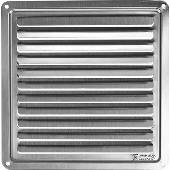 Větrací mřížka HACO 0710 150 x 150 mm nerez