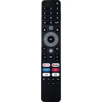 Dálkový ovladač PEAQ PTV 32GF-5024C, PTV 65GQU-5024C - originální dálkový ovladač s hlasovým ovládáním