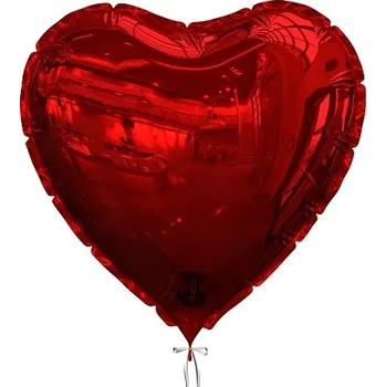 Balónek Balónek červené srdce 1 ks
