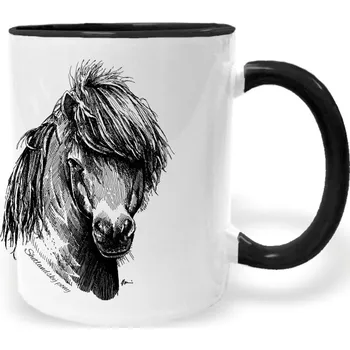 Hrnek - Shetlandský pony Barva: Černá