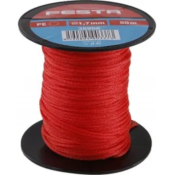 Provázek zednický 1,7 mm červený Festa – 50 m