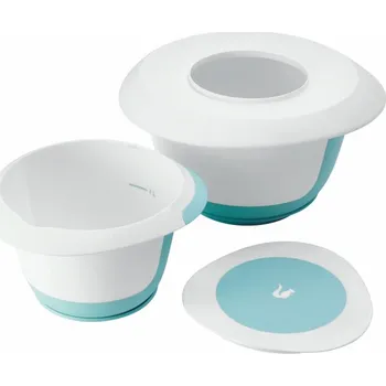 KEEEPER Sada dvou misek s přísavkou, odměrkou a víky - MARLA