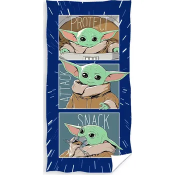 Dětská osuška Star Wars Baby Yoda Snack
