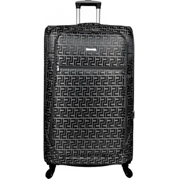 Velký cestovní kufr na 4 kolečkách s expandérem 80 l S209 šedá