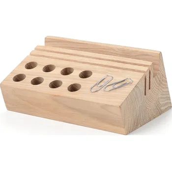 Dřevěný stolní organizér "Holzweg pen stand" Troika