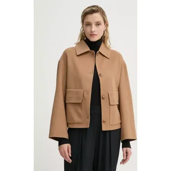 Vlněná bunda A.L.C. Winston 1JAKT00919 hnědá 82X, vel. S