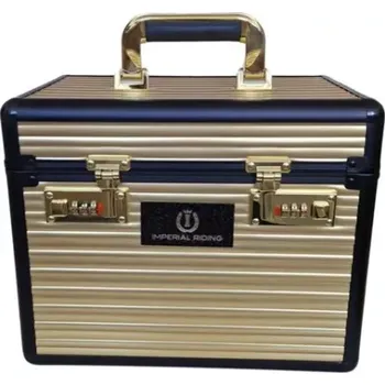 Čištění pro koně Box na čištění IRH Shiny Classic malý, zlatý