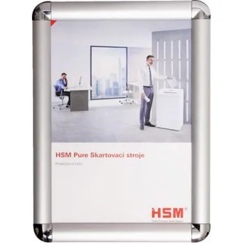 Kancelářský nábytek Kliprám s kulatými rohy 25 mm A5 14,85 x 21 cm (DI-BSTSFA5B-25)