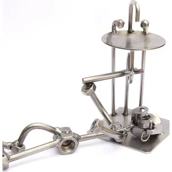 Kovová figurka - Instalatér 13 cm