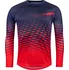 cyklistický dres Force MTB Angle s dlouhým rukávem modrý/červený, M