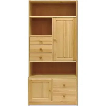 Šatní skříň DREWMAX Vitrína KW129