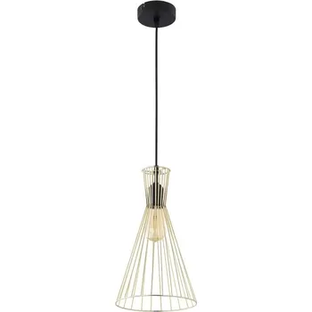 TK LIGHTING Lustr - SAHARA 3375, Ø 22 cm, 230V/15W/1xE27, zlatá/černá