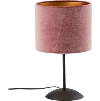 Lampička TK LIGHTING Stolní lampa - TERCINO 5272, Ø 20 cm, 230V/15W/1xE27, růžová/zlatá/černá