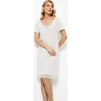 Dámská noční košile TIMO Aruelle | Elegantní krajková noční košilka Evelyn - S / 22